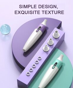 New generation Beauty Instrument Nose blackhead facial acne skin horny pore cleaner Intelligent Visual [Pearl White]